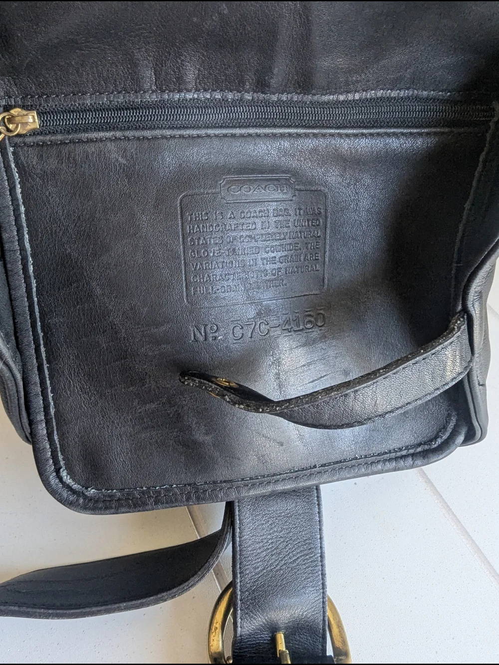 vintage 1990s Coach Soho Sling Bag (Style Number 4160